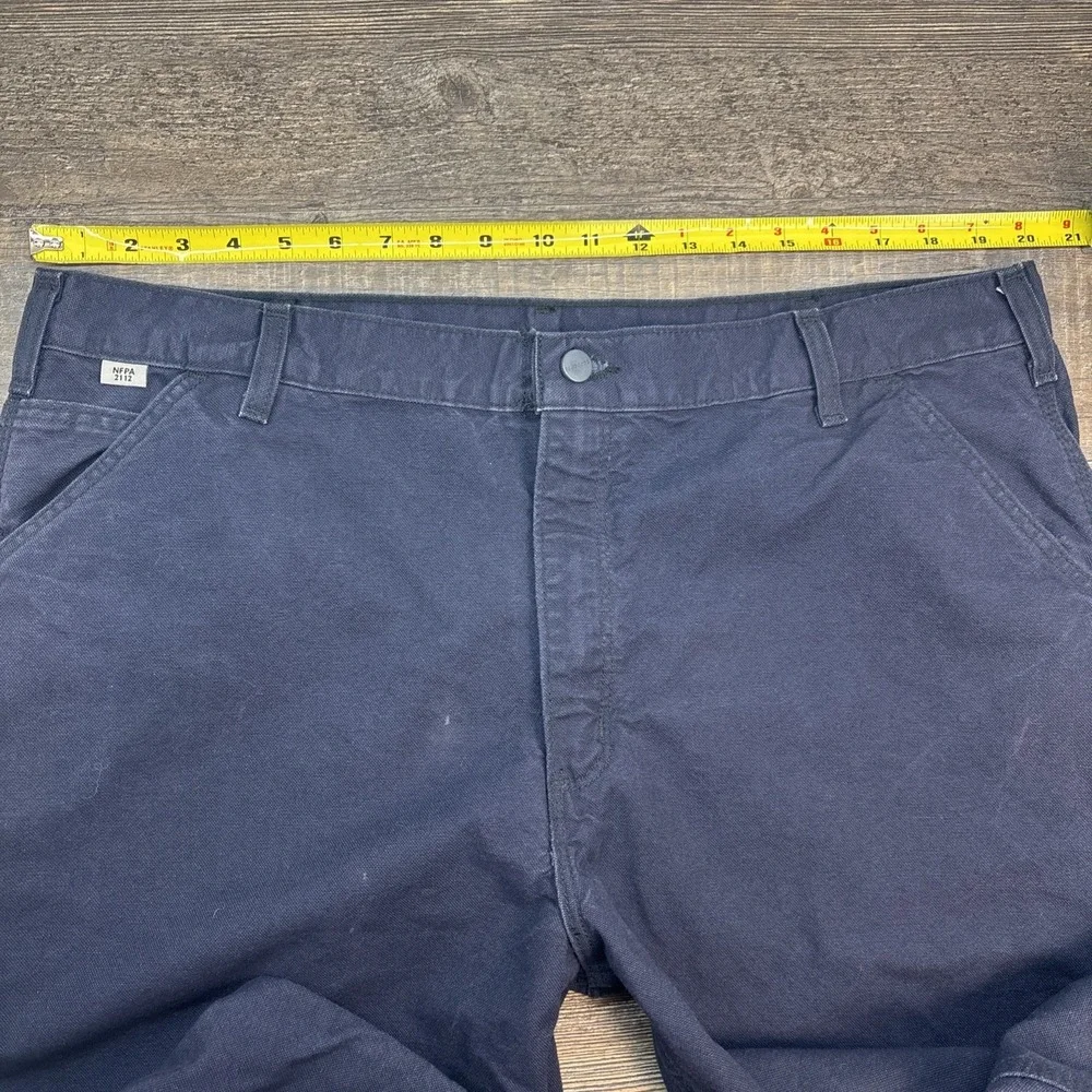 Carhartt FR Pants Navy‎ Flame Resistant NFPA 2112 Men's 40X36 (Measure 40X35)